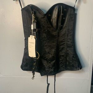 Black corset with sexy design